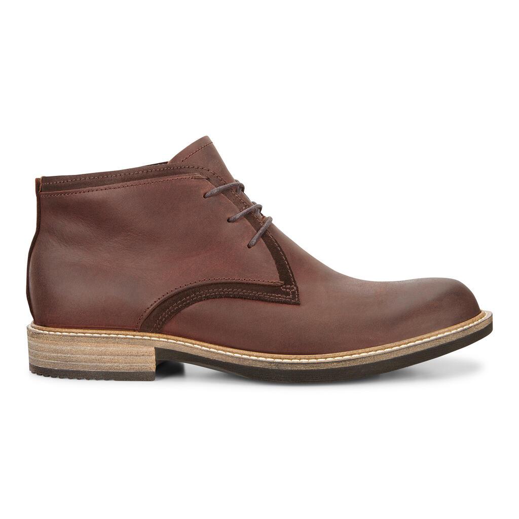 Ecco Kenton Mens Chukka Boots Brown Sale - India FOX-890431